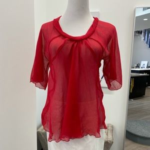 Armani Exchange silk blouse S